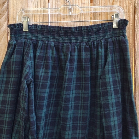 Beach Lunch Lounge - Plaid Off Shoulder Blouse - Picture 5 of 13